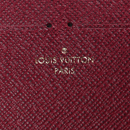 Louis Vuitton Calfskin Felicie Card Holder Insert Fuchsia 6 of 6