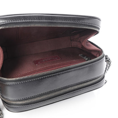 Chanel Glazed Calfskin Small Coco Boy Camera Case Black 5 of 8