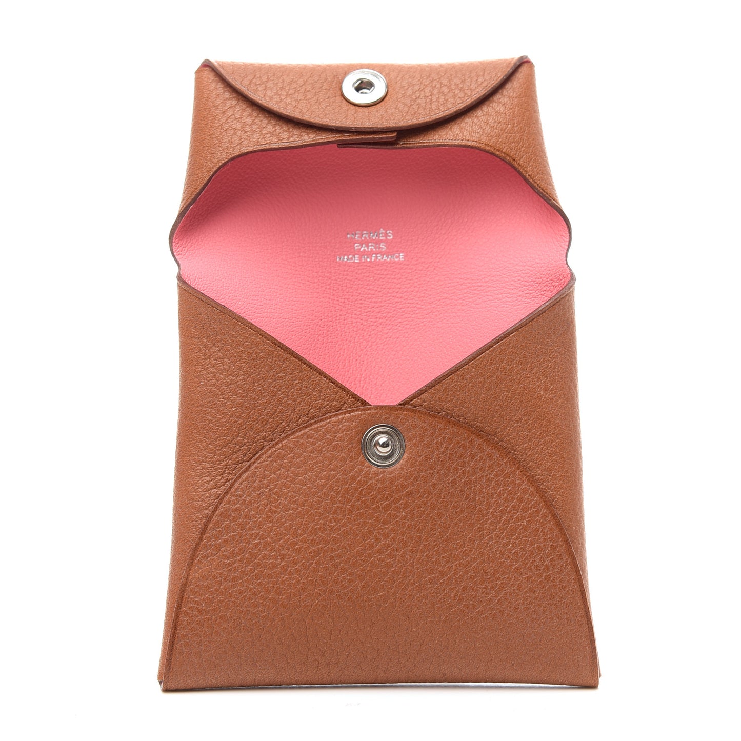 Barenia Faubourg Bastia Verso Coin Purse Fauve Rose D'ete