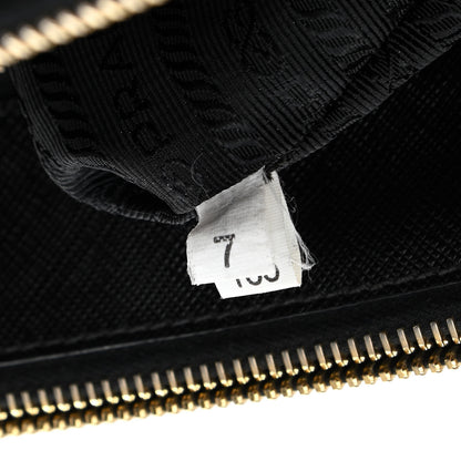 Prada Saffiano Small Galleria Double Zip Tote Black 6 of 13