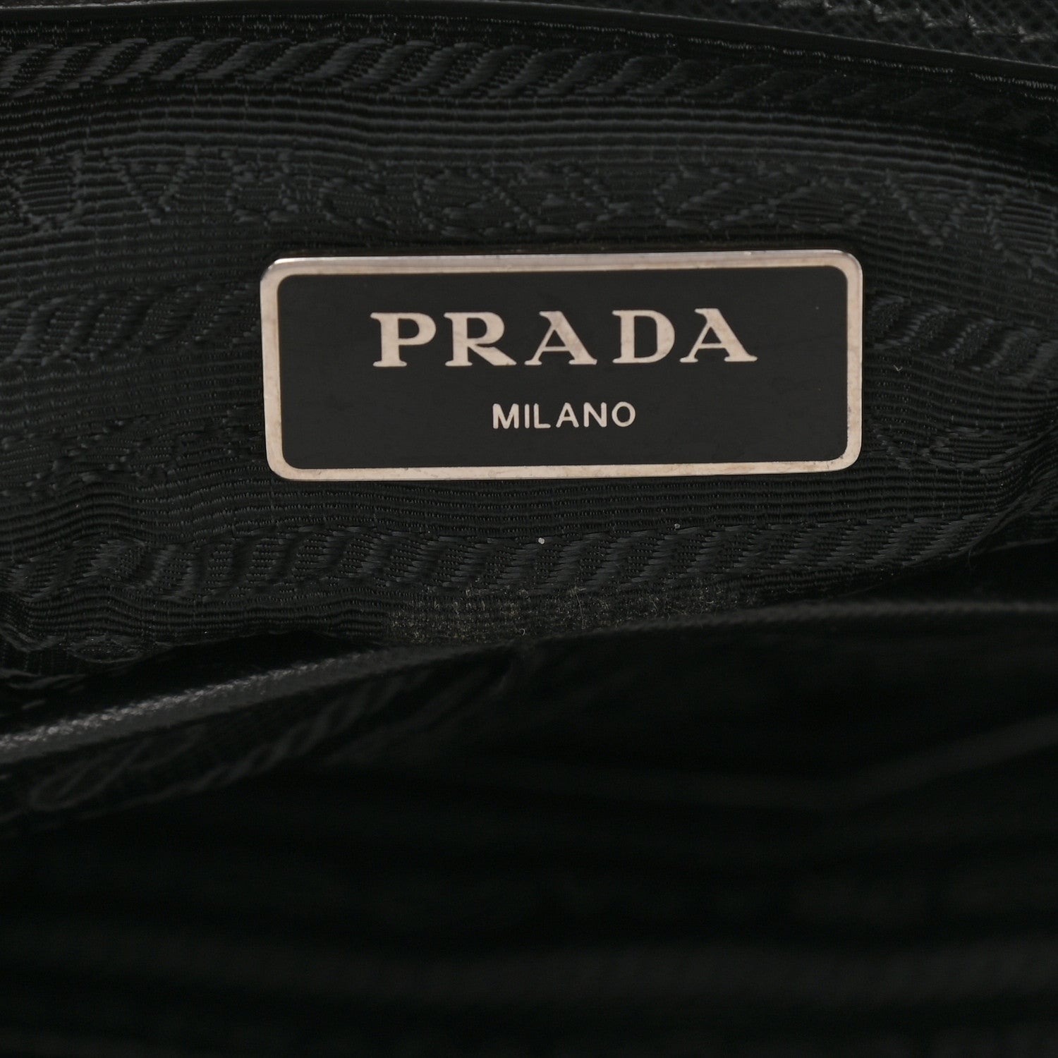 Prada Tessuto Nylon Saffiano Briefcase Nero Black 7 of 20