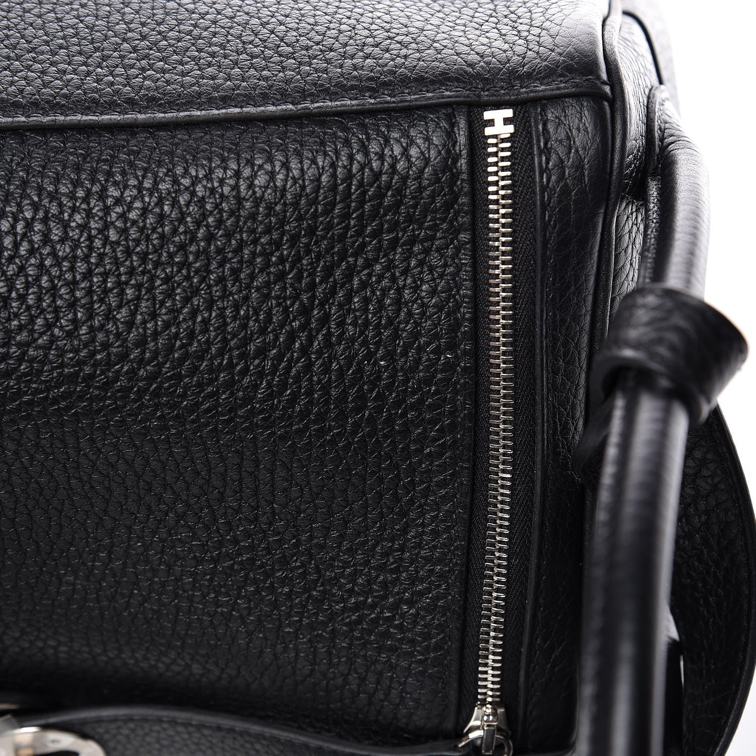 Hermes Taurillon Clemence Lindy 26 Black 12 of 13