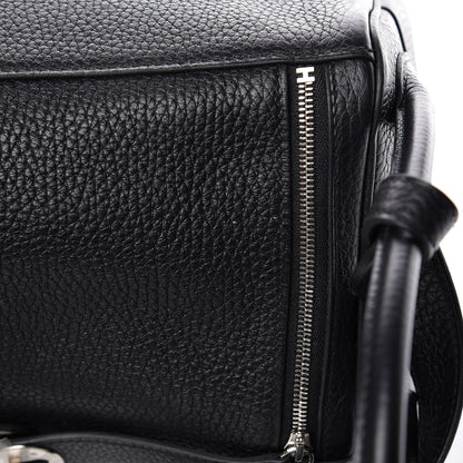 Hermes Taurillon Clemence Lindy 26 Black 12 of 13