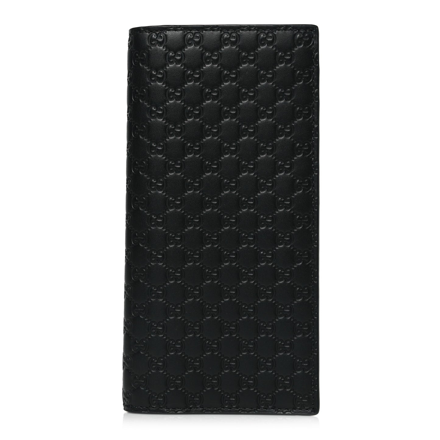 Microguccissima Bi-Fold Organizer Wallet Black