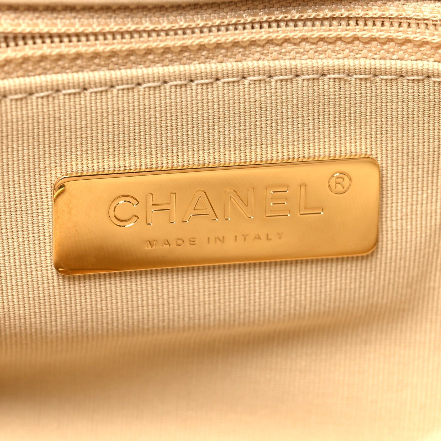 Chanel Lambskin Quilted Medium Chanel 19 Flap Beige 6 of 11