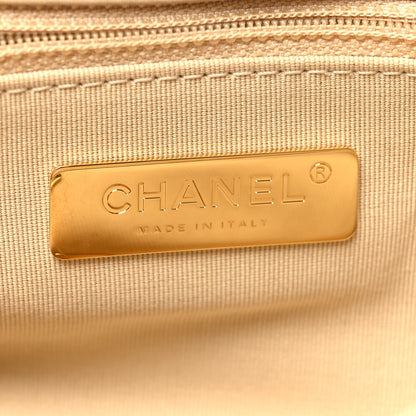 Chanel Lambskin Quilted Medium Chanel 19 Flap Beige 6 of 11