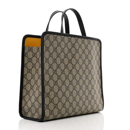 Gucci GG Supreme Monogram Childrens Chick Tote Black 3 of 10