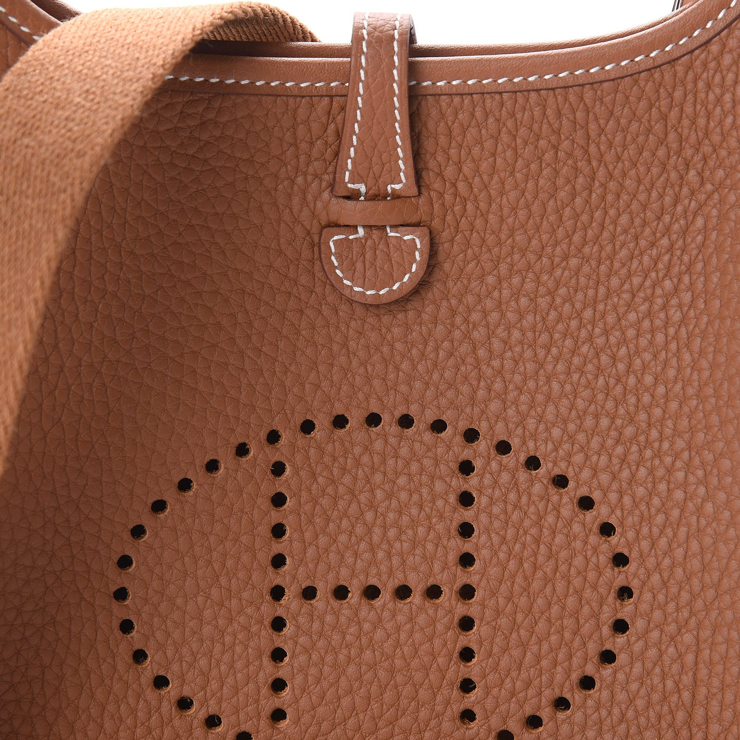 Hermes Taurillon Clemence Evelyne TPM Gold 10 of 11
