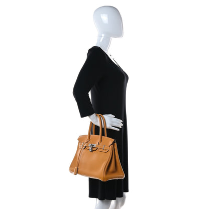 Hermes Togo Birkin 30 Moutarde 3 of 33