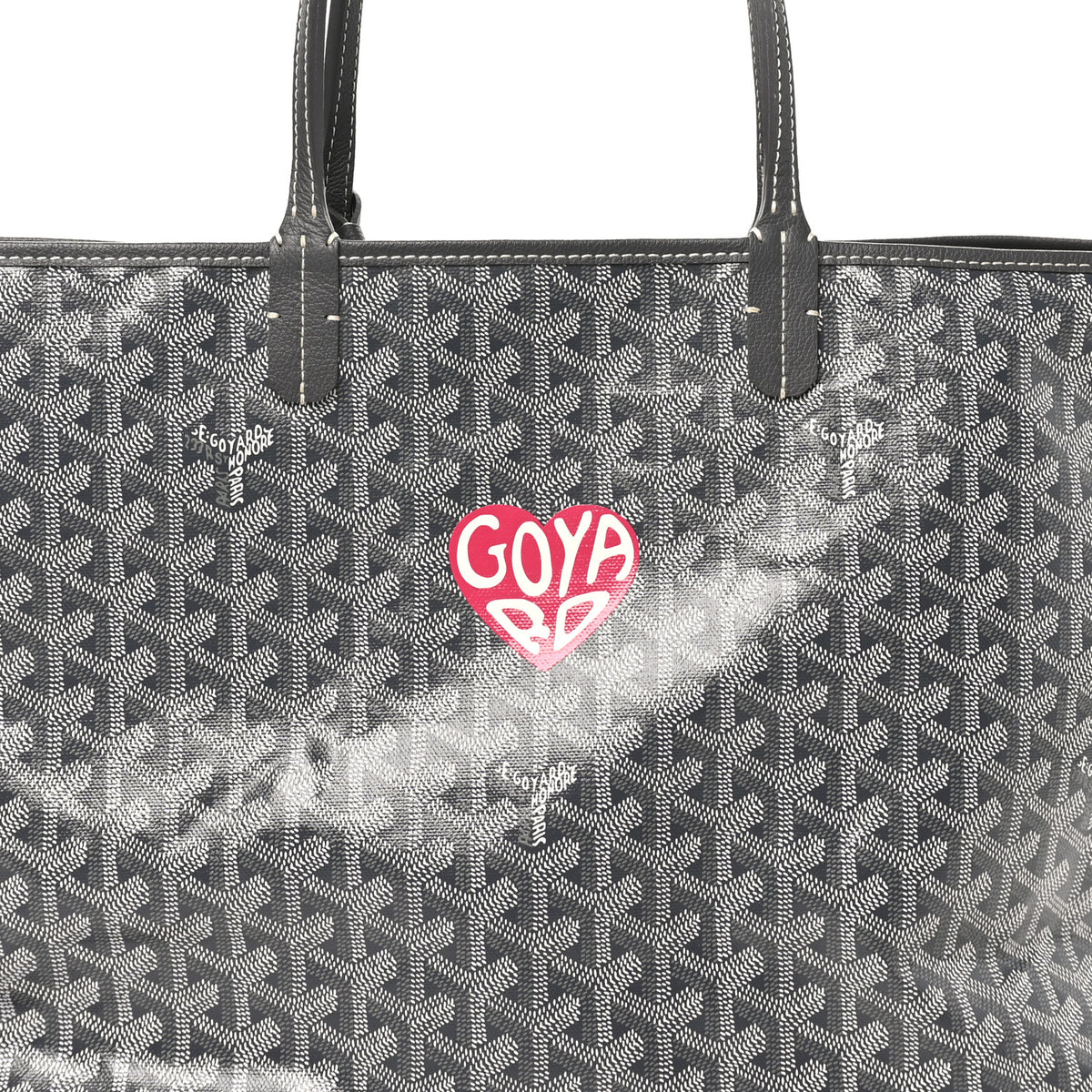 Goyard Goyardine Heart Saint Louis PM Grey 7 of 9