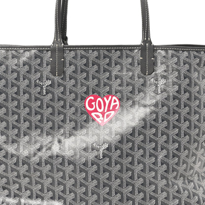 Goyard Goyardine Heart Saint Louis PM Grey 7 of 9