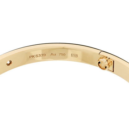 Cartier 18K Yellow Gold 4 Diamond LOVE Bracelet 20 5 of 7