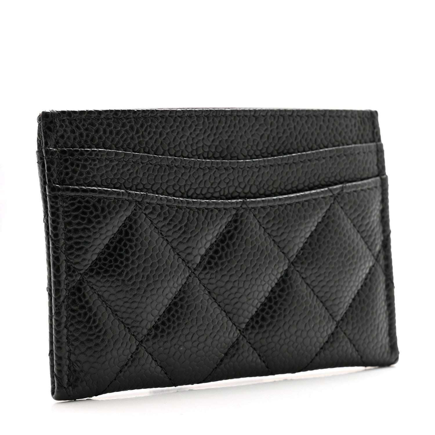 Chanel Caviar Quilted Card Holder Black 3 of 9