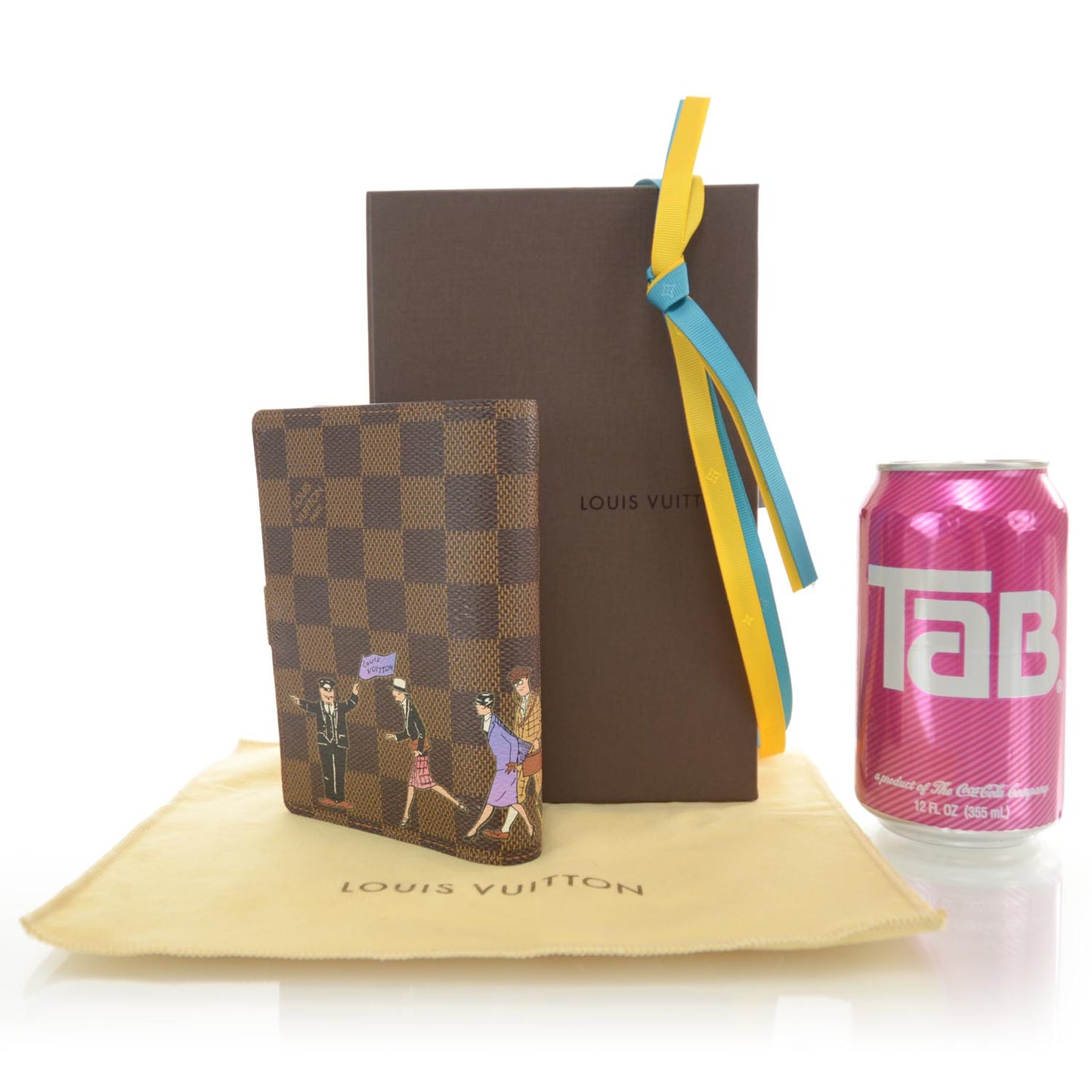 Damier Ebene Illustre Small Ring Agenda