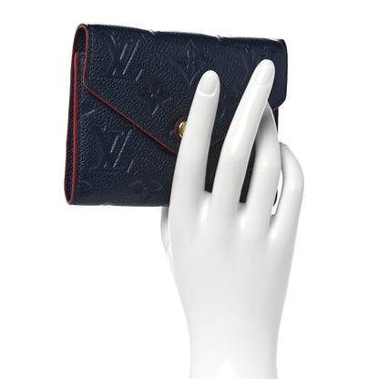 Louis Vuitton Empreinte Victorine Wallet Marine Rouge 2 of 8