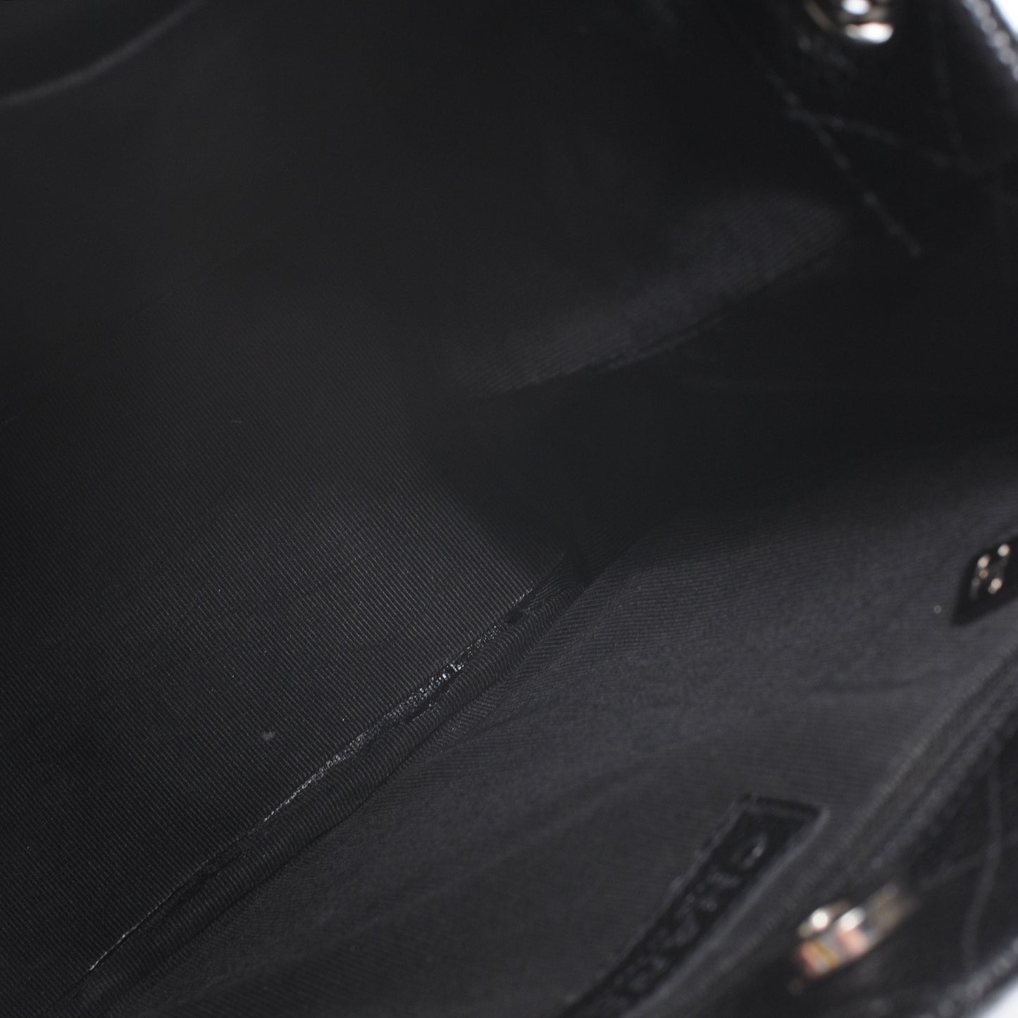 Caviar Quilted Shoulder Bag Black
