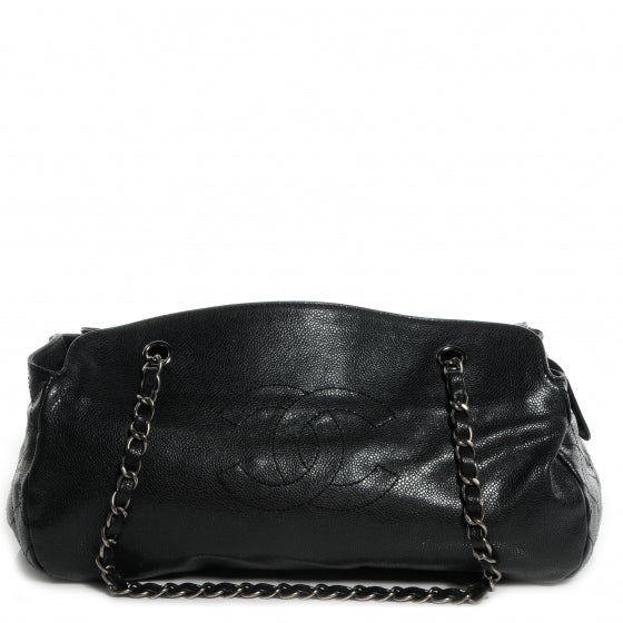 Caviar 31 CC Shoulder Bag Black