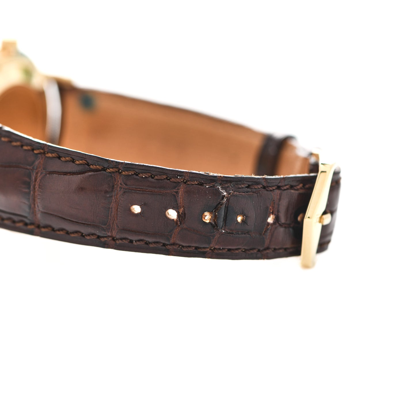 18K Yellow Gold Alligator 35.5mm Gentilhomme Automatic Watch 155.1.9