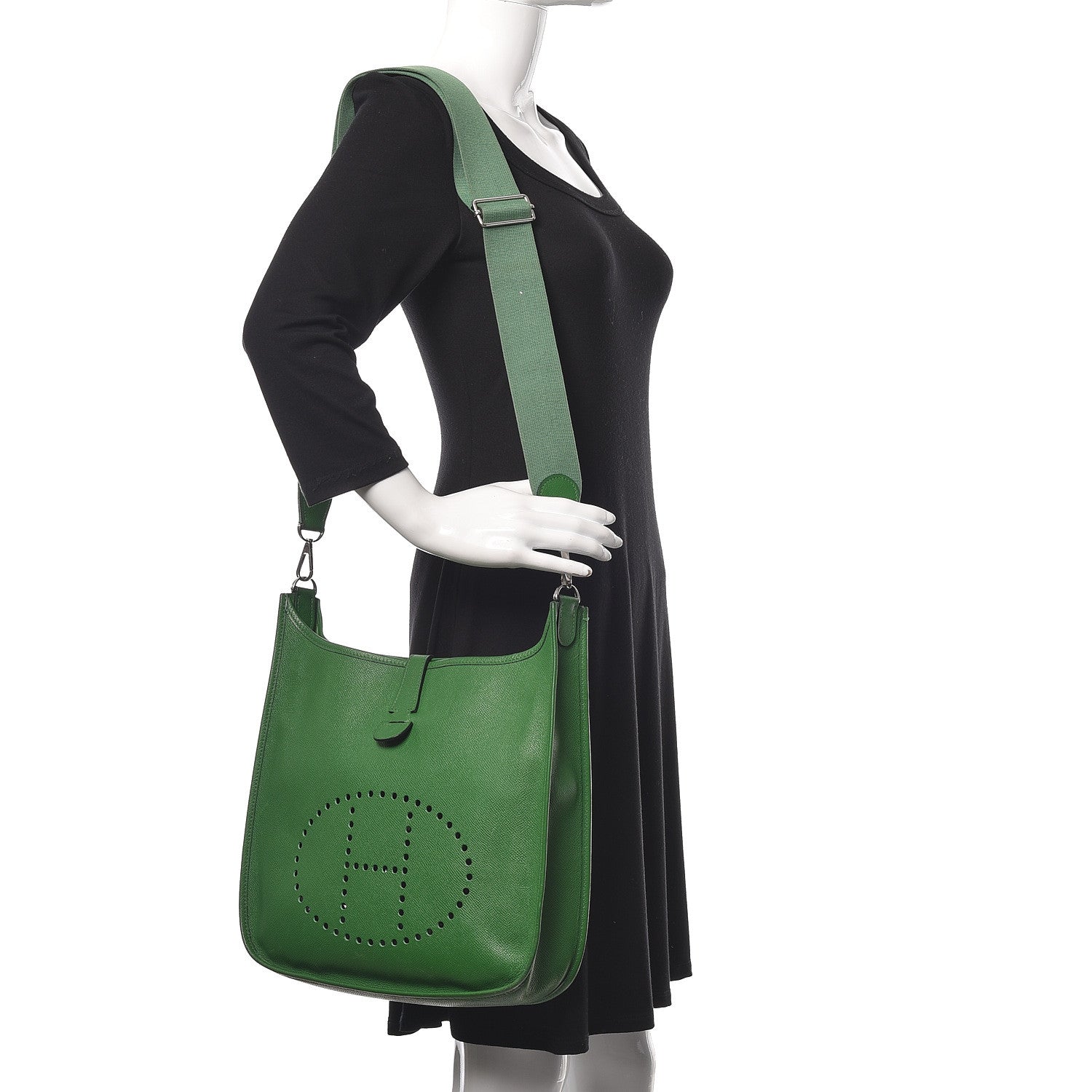 Hermes Epsom Evelyne III GM Vert Bengale 2 of 17