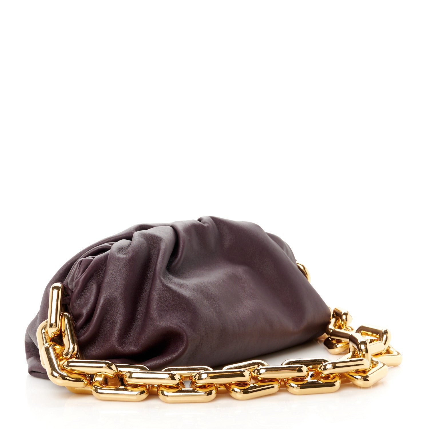 Bottega Veneta Calfskin The Pouch Chain Grape 3 of 11