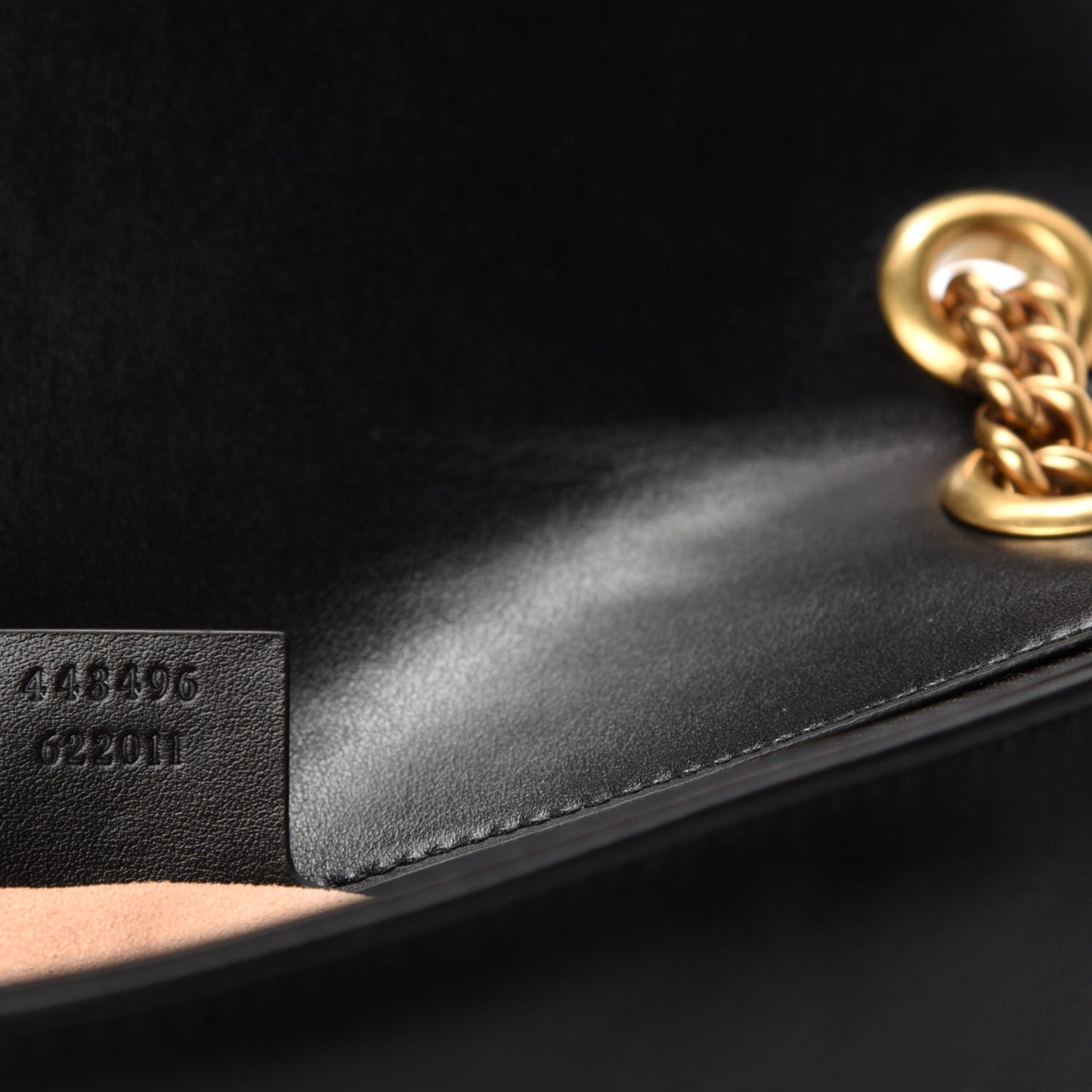 Calfskin Matelasse Medium GG Marmont Shoulder Bag Black