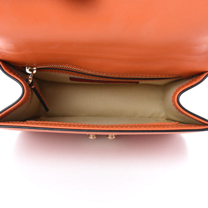 Valentino Garavani Vitello Small Glam Lock Rockstud Flap Orange 5 of 9