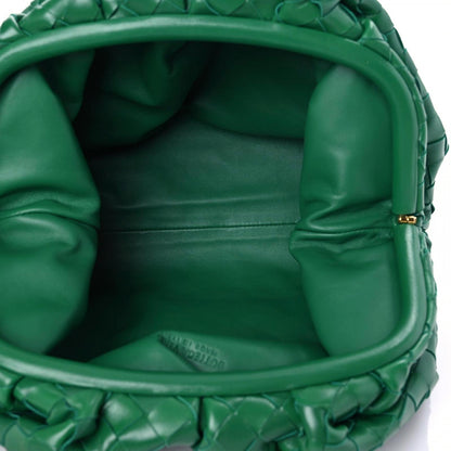 Bottega Veneta Nappa Maxi Intrecciato The Pouch Oversized Clutch Racing Green 6 of 9