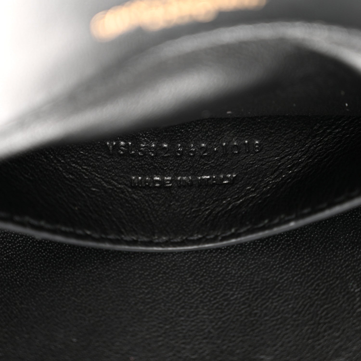 Saint Laurent Lambskin Matelasse Chevron Monogram Small Sulpice Bag Black 8 of 16