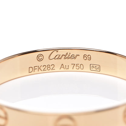 Cartier 18K Yellow Gold 3.5mm LOVE Wedding Band Ring 69 12.75 4 of 5