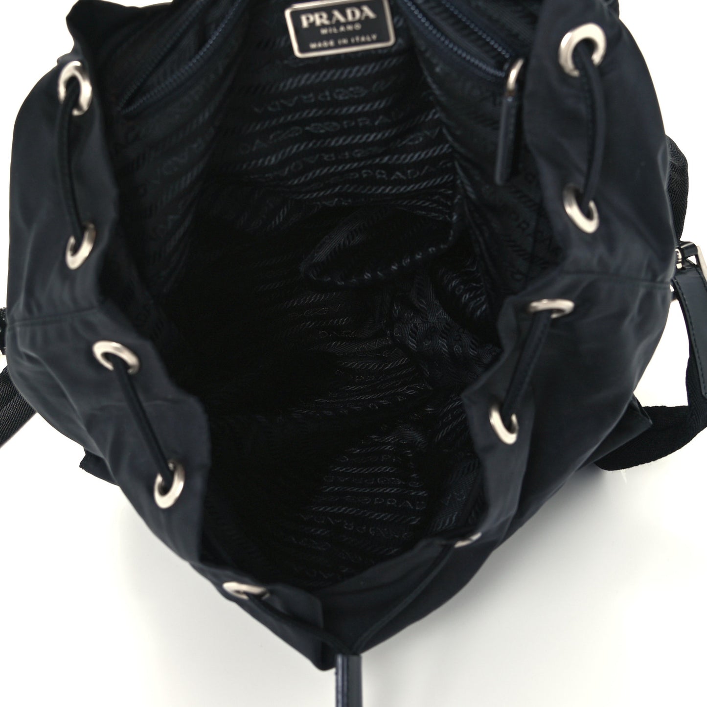 Tessuto Nylon Vela Small Backpack Black