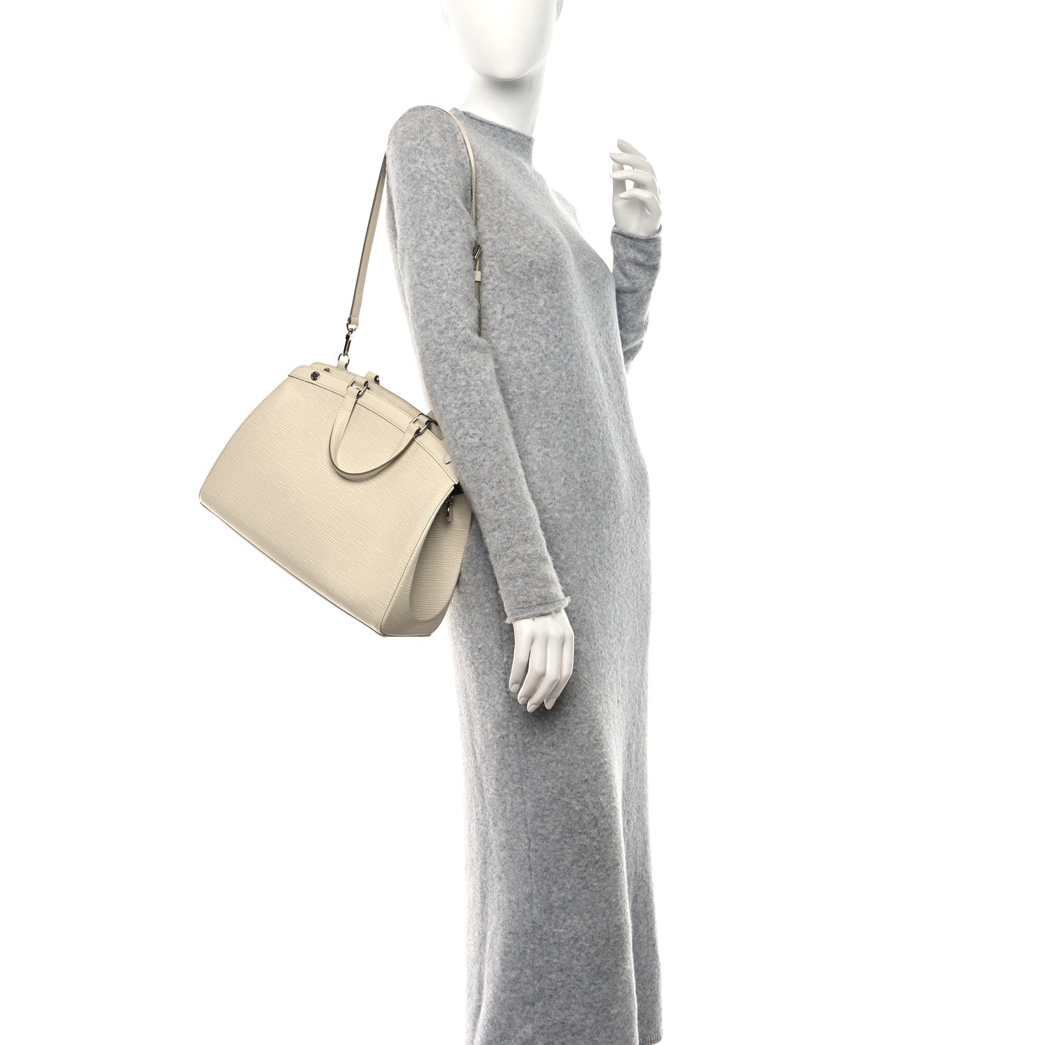 Louis Vuitton Epi Brea MM Ivory 2 of 8