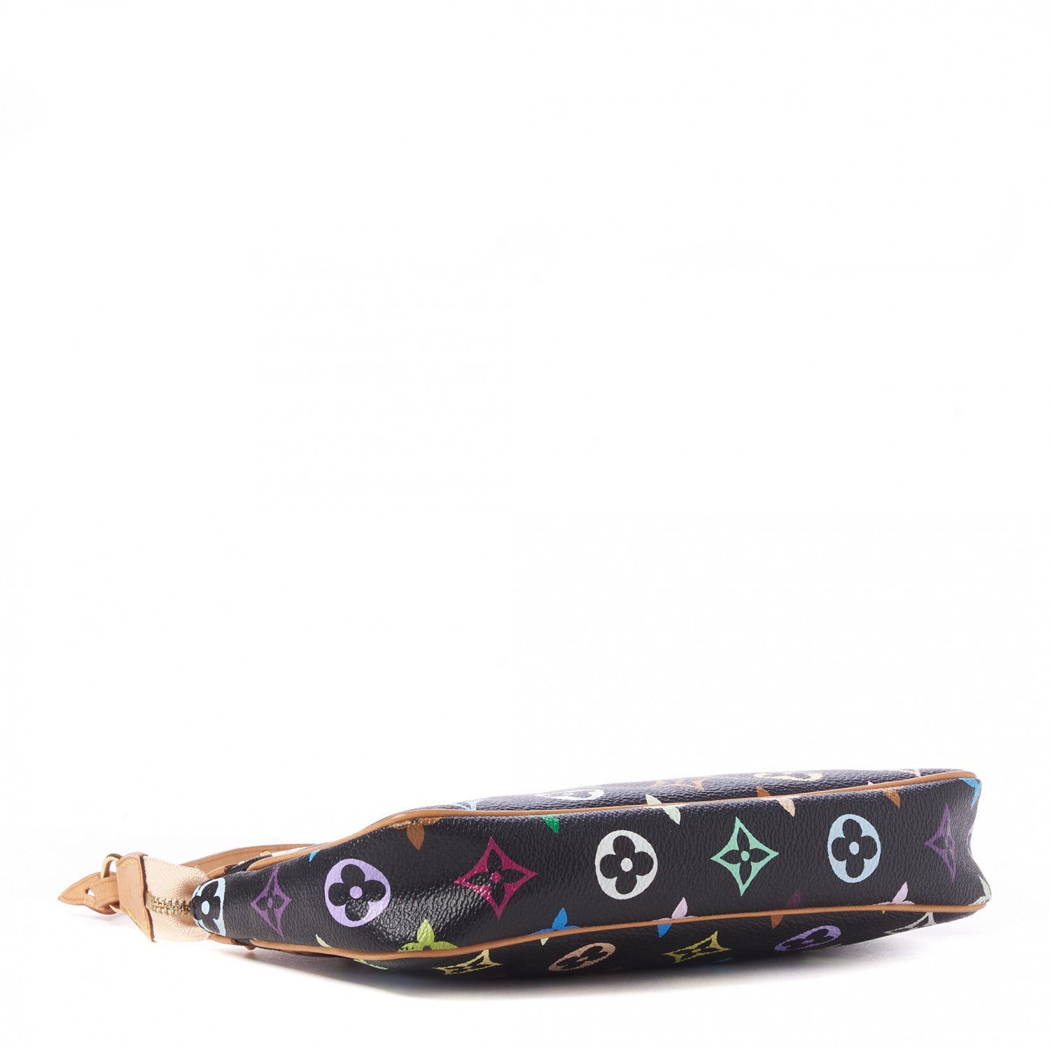 Louis Vuitton Monogram Multicolor Pochette Accessories Black 4 of 8