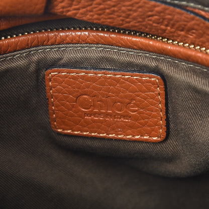 Chloe Calfskin Medium Marcie Satchel Tan 6 of 10