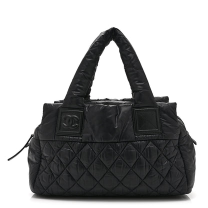 Chanel Nylon Coco Cocoon Zipped Tote Black 1 of 10