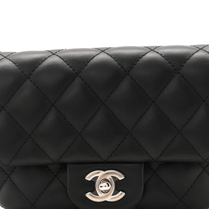 Chanel Calfskin Quilted CC Uniform Flap Belt Bag Black 8 of 10