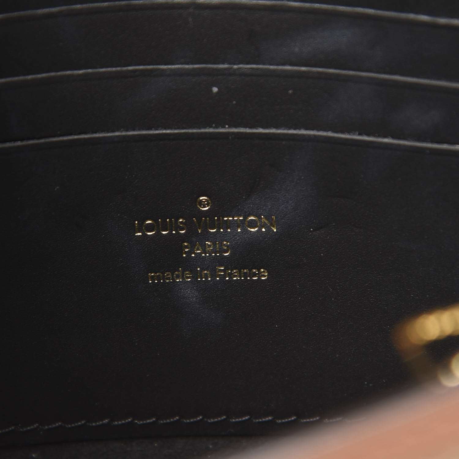 Louis Vuitton Reverse Monogram Dauphine Chain Wallet 6 of 9