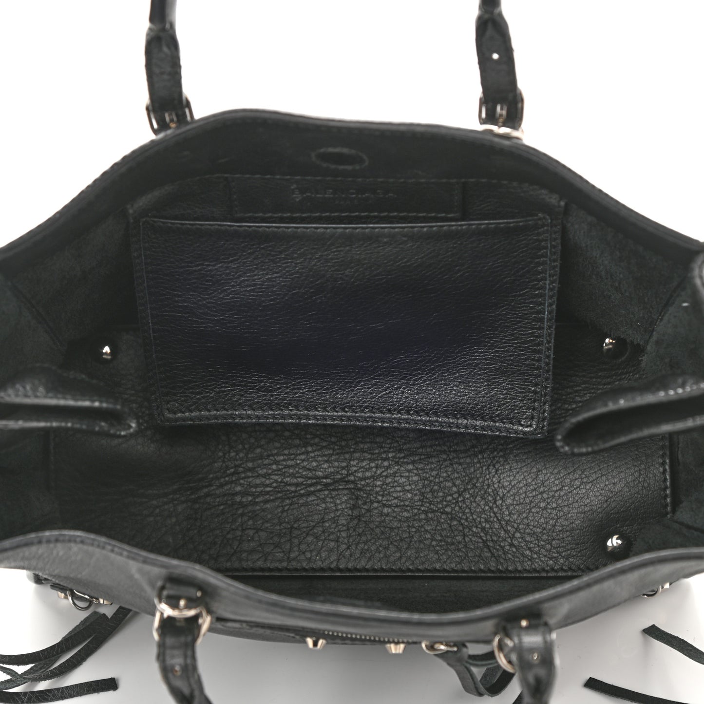 Veau Papier A6 Zip Around Tote Black