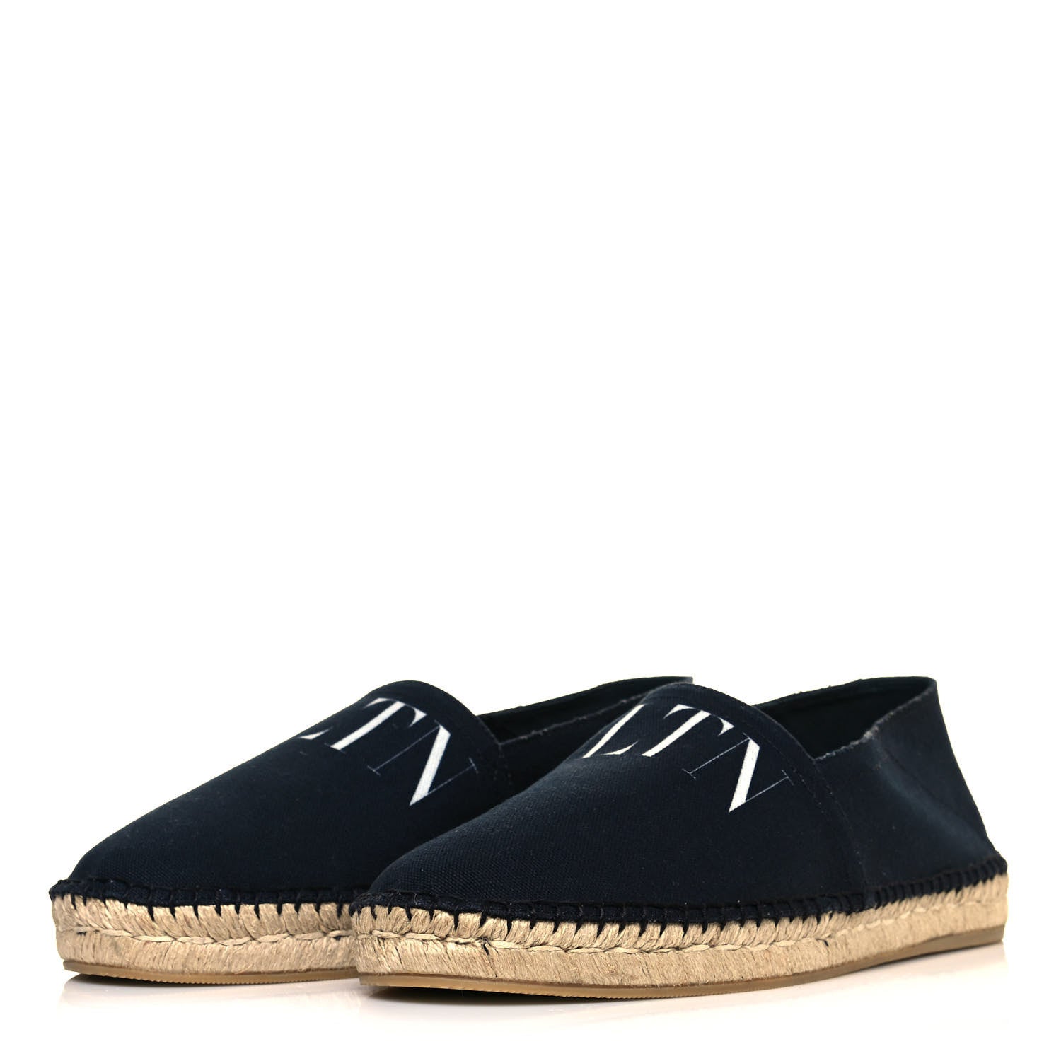 Valentino Garavani Canvas Mens VLTN Espadrilles 42 Black 3 of 9
