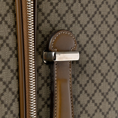 Gucci Diamante Plus Four Wheel Trolley Suitcase Brown 11 of 13