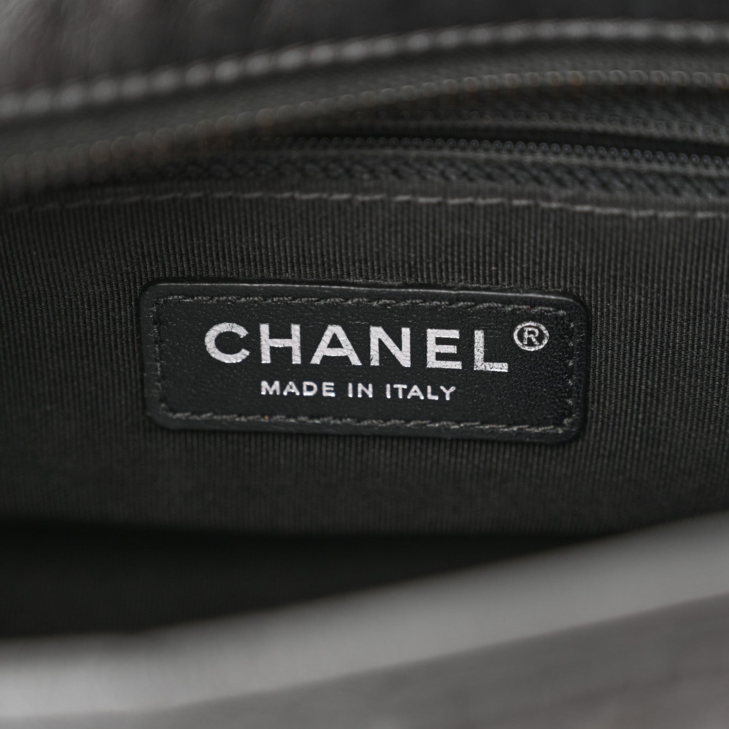 Chanel Aged Calfskin Chevron Quilted Small Gabrielle Hobo So Black 6 of 11