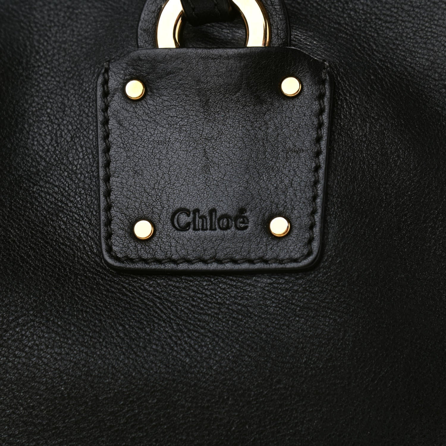 Chloe Smooth Calfskin Medium Vick Tote Black 7 of 10