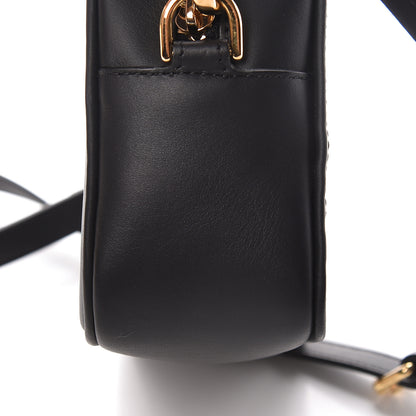 Fendi Vitello Century FF 1974 Embossed Mini Camera Case Black 9 of 13