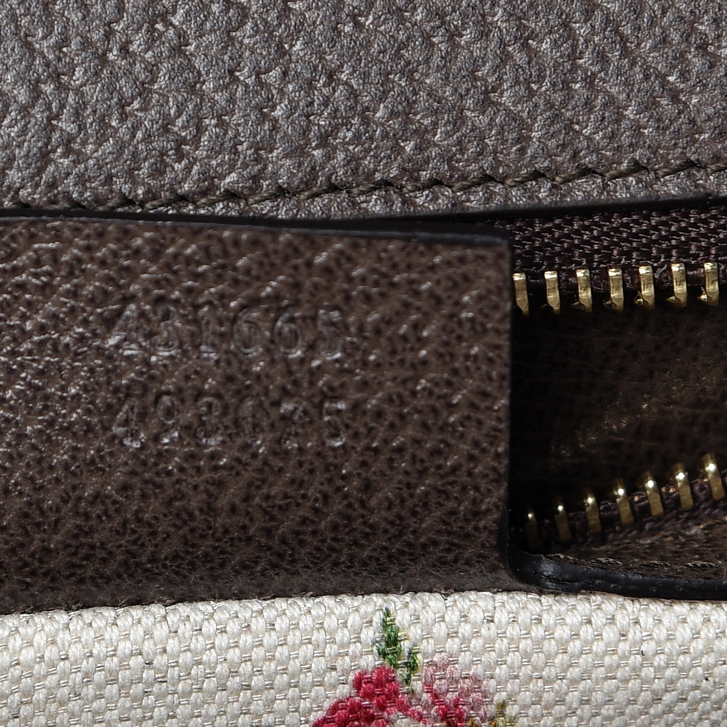 Gucci Calfskin Embroidered Medium Sylvie Top Handle Bag New Acero Multicolor 7 of 11