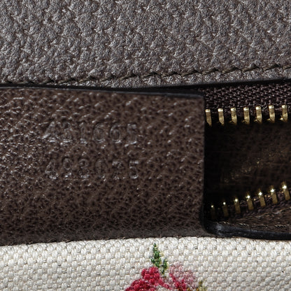 Gucci Calfskin Embroidered Medium Sylvie Top Handle Bag New Acero Multicolor 7 of 11