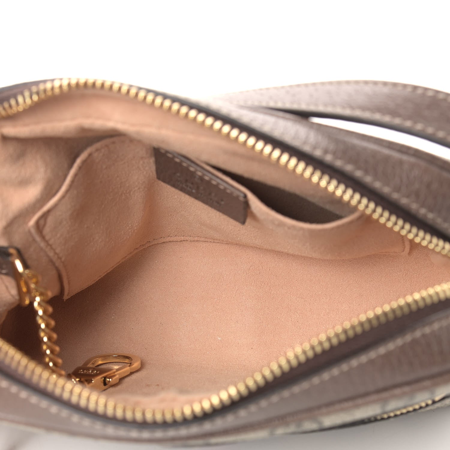 Gucci GG Supreme Monogram Web Mini Ophidia Shoulder Bag Brown 5 of 11