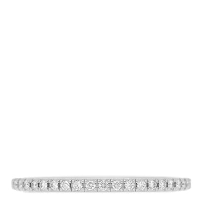 Tiffany Platinum Diamond Metro Band Ring 54 6.75 3 of 4