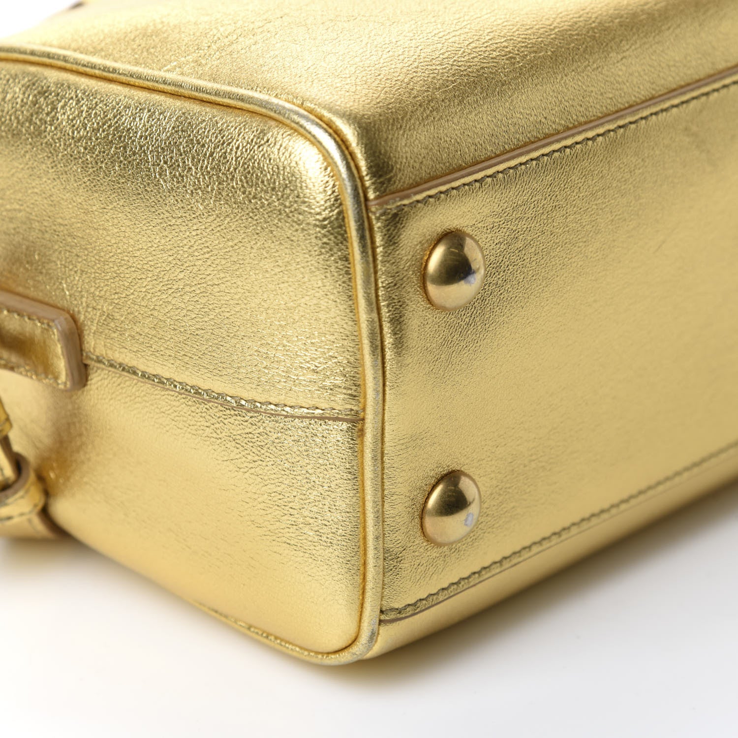 Saint Laurent Calfskin Classic Baby Duffle Gold 7 of 16