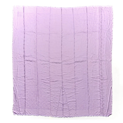 Louis Vuitton Silk Wool Monogram Shawl Mauve 1 of 4