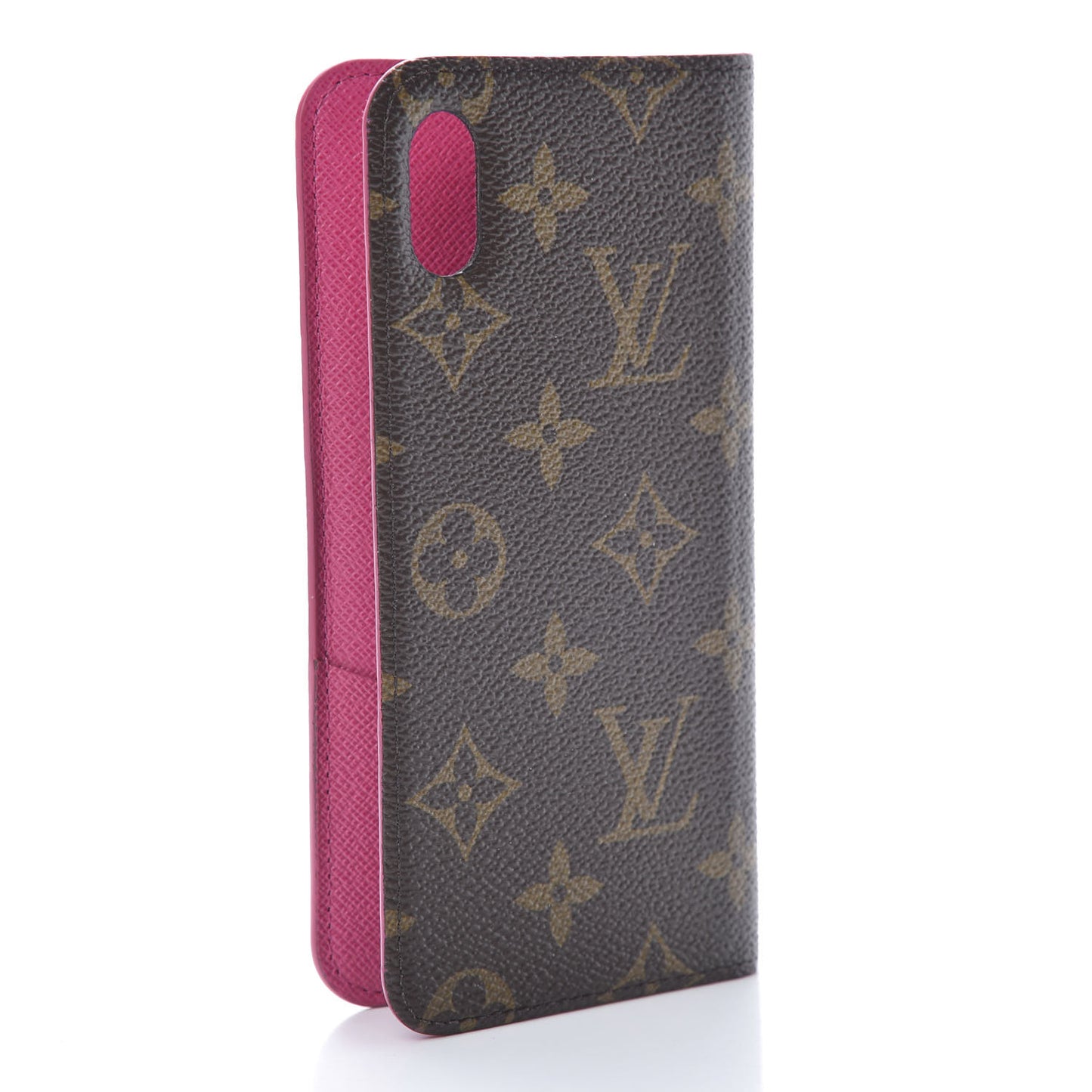 Monogram iPhone XS Max Folio Case Rose Pop