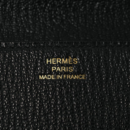Hermes Chevre Mysore Medor 23 Clutch Black 6 of 14